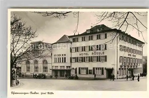 AK / Ansichtskarte Schwenningen Neckar Hotel Roessle Kat. Villingen Schwenningen