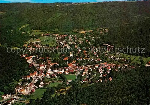 AK / Ansichtskarte Bad Herrenalb Heilbad Heilklimatischer Kurort im Schwarzwald Fliegeraufnahme Kat. Bad Herrenalb