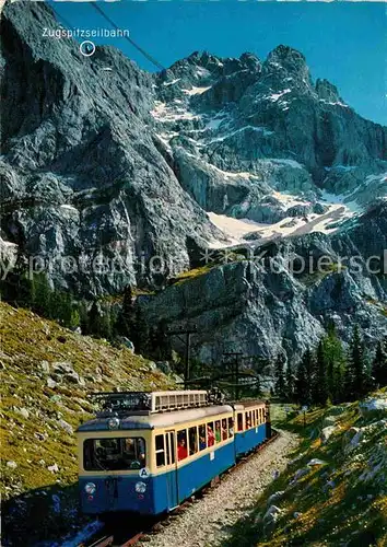 AK / Ansichtskarte Zahnradbahn Zugspitzbahn Zugspitzgipfel  Kat. Bergbahn