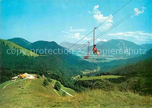 AK / Ansichtskarte Sessellift Steinbergalm Ruhpolding  Kat. Bahnen