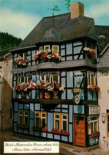 AK / Ansichtskarte Adenau Hotel Historisches Haus Blaue Ecke Kat. Adenau