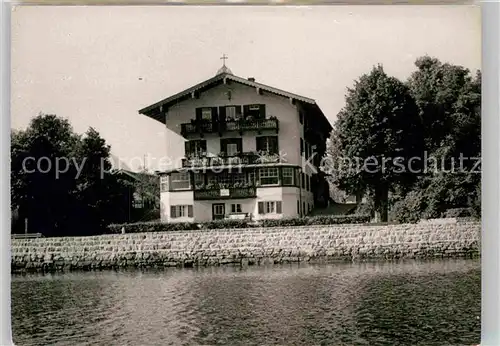 AK / Ansichtskarte Rottach Egern Tegernsee Fremdenheim Haltmir am See