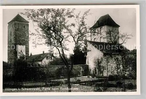 AK / Ansichtskarte Villingen Schwenningen Partie beim Romaeusturm Kat. Villingen Schwenningen