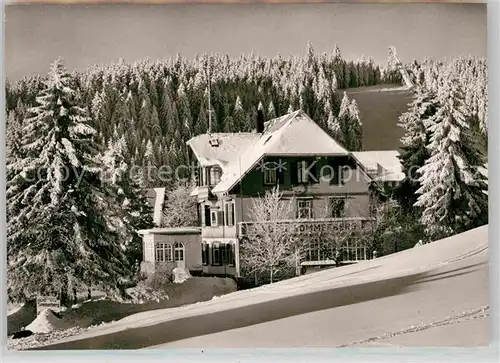 AK / Ansichtskarte Schoenwald Triberg Hotel Sommerberg Kat. Triberg im Schwarzwald