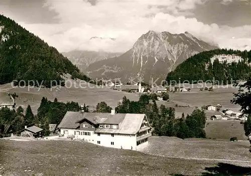 AK / Ansichtskarte Tiefenbach Oberstdorf mit Entschenkopf Kat. Oberstdorf