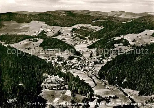 AK / Ansichtskarte Todtmoos mit Feldberg Fliegeraufnahme Kat. Todtmoos