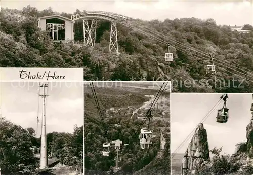 AK / Ansichtskarte Seilbahn Thale Harz  Kat. Bahnen