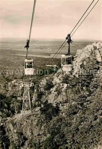 AK / Ansichtskarte Seilbahn Thale Harz  Kat. Bahnen