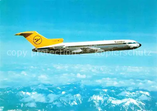 AK / Ansichtskarte Flugzeuge Zivil Condor Europa Jet Boeing 727 230 Kat. Airplanes Avions