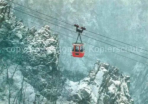 AK / Ansichtskarte Seilbahn Thale Harz  Kat. Bahnen