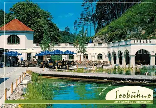 AK / Ansichtskarte Pottenstein Oberfranken Seebuehne  Kat. Pottenstein