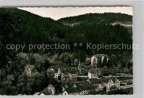 AK / Ansichtskarte Triberg Schwarzwald Teilansicht Kat. Triberg im Schwarzwald