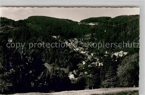 AK / Ansichtskarte Triberg Schwarzwald Teilansicht Kat. Triberg im Schwarzwald