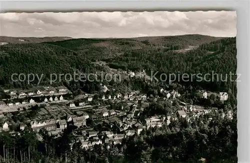 AK / Ansichtskarte Triberg Schwarzwald Panorama Kat. Triberg im Schwarzwald