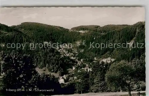 AK / Ansichtskarte Triberg Schwarzwald Teilansicht Kat. Triberg im Schwarzwald