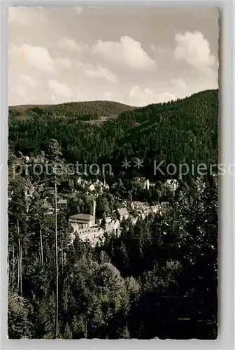 AK / Ansichtskarte Triberg Schwarzwald Teilansicht Kat. Triberg im Schwarzwald