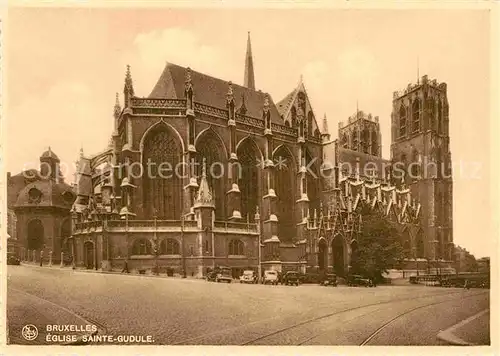 AK / Ansichtskarte Bruxelles Bruessel Eglise Sainte Gudule Kat. 