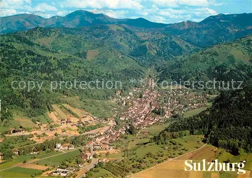 AK / Ansichtskarte Sulzburg Freiburg Schwarzwald Fliegeraufnahme