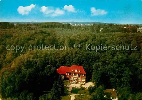 AK / Ansichtskarte Schleswig Holstein Waldhotel am Schloss Gottorf Fliegeraufnahme Kat. Schleswig