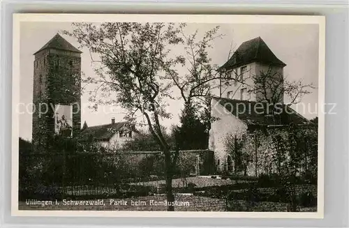 AK / Ansichtskarte Villingen Schwenningen Partie beim Romaeusturm Kat. Villingen Schwenningen