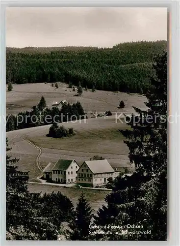 AK / Ansichtskarte Schoenwald Schwarzwald Gasthof Pension Ochsen Kat. Schoenwald im Schwarzwald