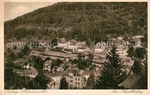 AK / Ansichtskarte Triberg Schwarzwald Am Kapellenberg Kat. Triberg im Schwarzwald