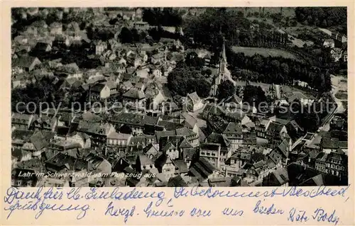 AK / Ansichtskarte Lahr Schwarzwald Fliegeraufnahme Kat. Lahr