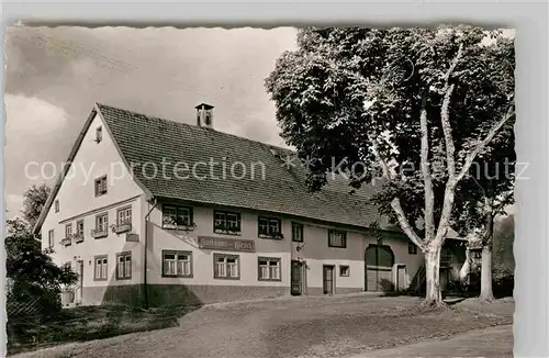 AK / Ansichtskarte Moenchweiler Gasthaus zum Hirsch Kat. Moenchweiler