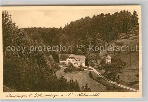 AK / Ansichtskarte Dauchingen Neckarmuehle Gasthof zur Germania Kat. Dauchingen