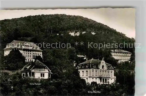 AK / Ansichtskarte Lahr Schwarzwald Reichswaisenhaus Villa Holzer Villa Nestler Kat. Lahr