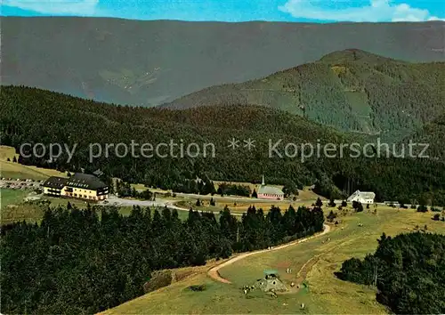 AK / Ansichtskarte Kandel Breisgau Berghotel Kandel Schwarzwald Fliegeraufnahme