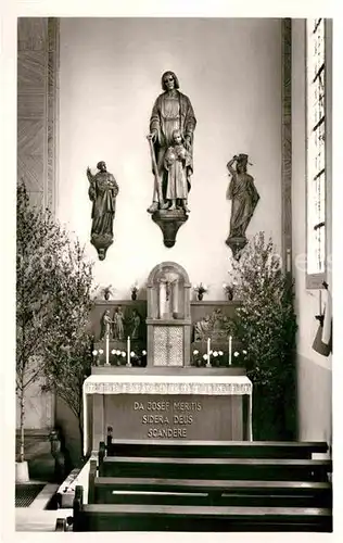 AK / Ansichtskarte Reichenbach Lahr Pfarrkirche  Sankt Josefsaltar Kat. Lahr