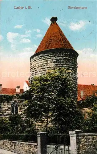 AK / Ansichtskarte Lahr Schwarzwald Storchenturm Kat. Lahr