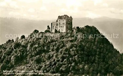 AK / Ansichtskarte Lahr Schwarzwald Burgruine Hohen Geroldseck Kat. Lahr