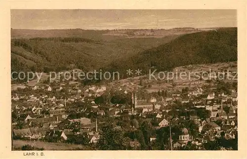 AK / Ansichtskarte Lahr Schwarzwald Panorama  Kat. Lahr