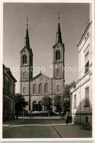 AK / Ansichtskarte Lahr Schwarzwald Kirche Kat. Lahr