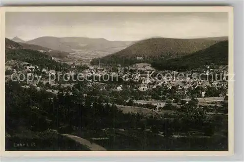 AK / Ansichtskarte Lahr Schwarzwald Panorama  Kat. Lahr