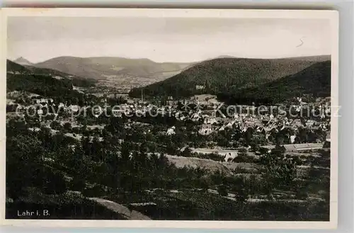 AK / Ansichtskarte Lahr Schwarzwald Panorama Kat. Lahr