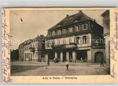 AK / Ansichtskarte Lahr Schwarzwald Baerenplatz Kat. Lahr