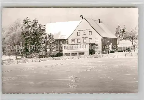 AK / Ansichtskarte Escheck Gasthaus zum Kreuz Kat. Schoenwald im Schwarzwald