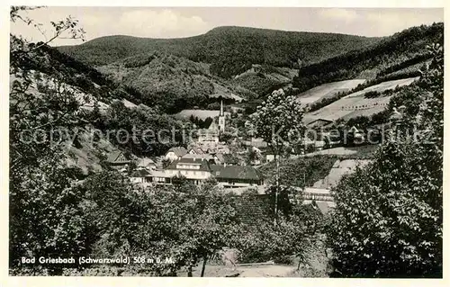 AK / Ansichtskarte Bad Griesbach Schwarzwald  Panorama Kat. Bad Peterstal Griesbach