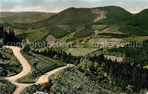 AK / Ansichtskarte Schwarzwaldhochstrasse Renchtal Braunberg Wasserkopf