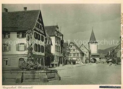 AK / Ansichtskarte Gengenbach Marktplatz Brunnen  Kat. Gengenbach Schwarzwald