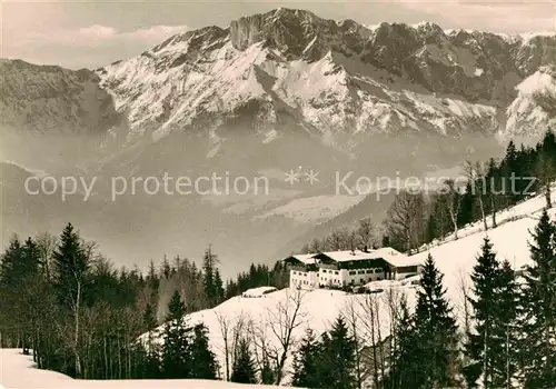 AK / Ansichtskarte Oberau Berchtesgaden Berggasthof Heissback Kat. Berchtesgaden