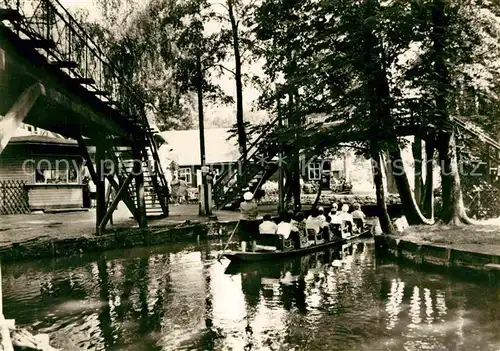 AK / Ansichtskarte Lehde Spreewald Restaurant Fr?hlicher Hecht Kat. Luebbenau Spreewald