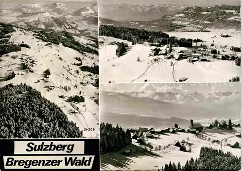 AK / Ansichtskarte Sulzberg Vorarlberg Panorama Winterlandschaften Kat. Sulzberg