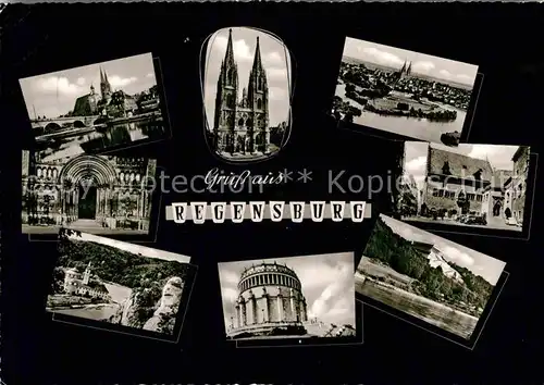 AK / Ansichtskarte Regensburg Kloster Sankt Emmeram Dom Sankt Peter Kat. Regensburg