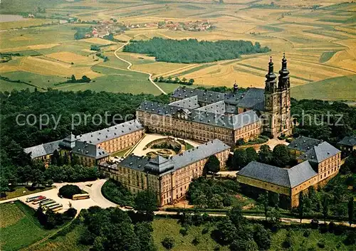 AK / Ansichtskarte Banz Bad Staffelstein Schloss Fliegeraufnahme