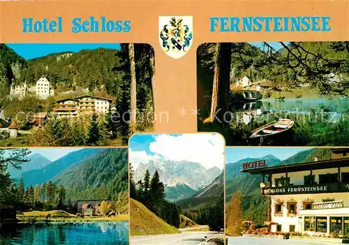 AK / Ansichtskarte Nassereith Hotel Schloss Fernsteinsee am Fernpass Alpenpanorama Kat. Nassereith