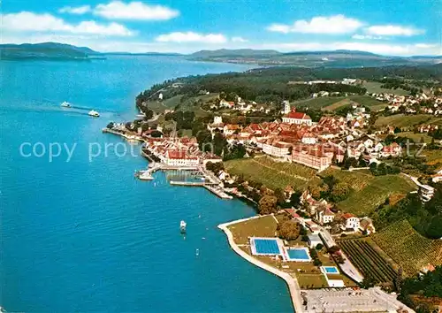 AK / Ansichtskarte Meersburg Bodensee Fliegeraufnahme Kat. Meersburg